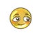 Empathetic emoji, part of a large collection of original and unique emoticons.