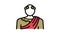 emperor ancient rome color icon animation