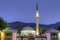 Emperor`s Mosque in Sarajevo on the banks of the Milyacka River, Bosnia and Herzegovina