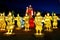 Emperor and terracotta soldiers at Chinese lantern festival