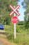 Emphatic Stop Sign and Railway Crossing