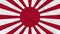 Empire of Japan Crumpled Fabric Flag Intro.