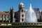 Empire Square fountain in Lisbon, Portugal