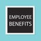 Employee benefits concept