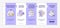 Employee happiness importance purple and white onboarding template