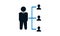 Employee Management Icon. Teamwork management icon. Business team. Company supervisor leader. icon. Organization workforce Partner