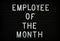 Employee of the Month Announcement