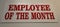 Employee of the Month Sign