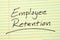 Employee Retention On A Yellow Legal Pad