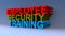 Employee security training on blue