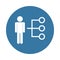 employee selection icon in Badge style