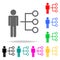 employee selection icon. Elements of teamwork multi colored icons. Premium quality graphic design icon. Simple icon for websites,