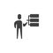 Employee skills vector icon