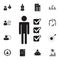 employee talent marks icon. Detailed set of HR & Heat hunting icons. Premium quality graphic design sign. One of the collection ic