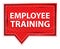 Employee Training misty rose pink banner button
