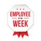 Employee of the Week badge