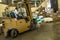 Employee works with a forklift to load a truck