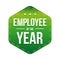 Employee of the Year vector badge