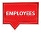 Employees misty rose pink banner button