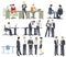 Employment and meeting in the office, business advice illustration