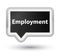 Employment prime black banner button