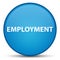Employment special cyan blue round button