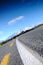 Emply road in sunny day at paradise places, South New Zealand / Lake Tekapo