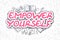 Empower Yourself - Cartoon Magenta Word. Business Concept.