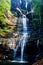 The Empress Falls on the Valley of Waters walk at Wentworth Falls New South Wales Australia on 2nd August 2019