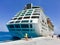Empress of the Seas cruise ship in CocoCay, Bahamas
