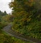 Emptey steam locomotive track Fukushima Japan