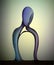 Emptiness inside, color and soul shape, vector, men body shape empty inside,