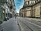 Empty, abandoned, quiet, extinct Via Torino street in Milan during the pandemic crisis. Usually the busiest, most crowded shopping