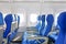 Empty aircraft seats