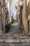 Empty alley and stairs at Dubrovnik\'s Old Town