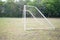 Empty amateur football goal