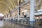 An Empty American Airlines Check-in Counter Area at LAX Airport