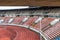 empty athletic stadium during lockdown due to coronavirus