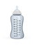 Empty baby bottle on white background. Isolated 3D illustration