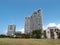 Empty Baseball Field at Ala Wai Community Park