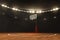 Empty basketball court on 3d illustrations
