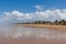 Empty beach Aruana, Aracaju, Sergipe state, Brazil.