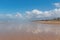 Empty beach Aruana, Aracaju, Sergipe state, Brazil