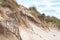 The empty Beach of Barneville Carteret, Normandy, France