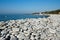 Empty beach, France