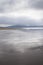 Empty beach on overcast day. County Kerry, Ireland.