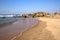 Empty Beach and Rocks at Umdloti Beach