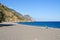 Empty beach of Sougia, Crete, Greece