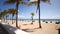 Empty beaches Fort Lauderdale government ordered shut down stop spread Coronavirus