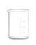 Empty beaker isolated. Chemistry laboratory glassware